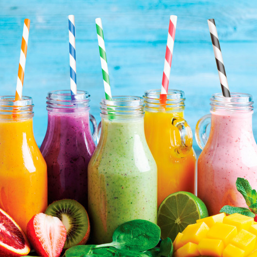 Coloured Paper Straws Feature